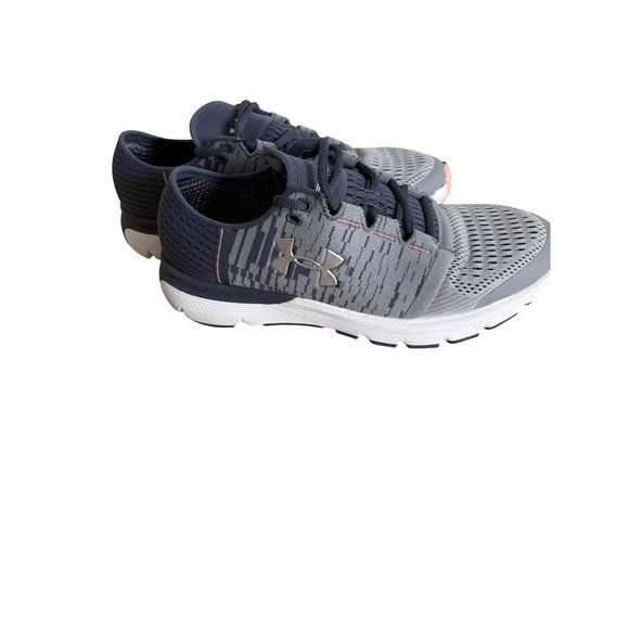 Under Armour Charged Assert size 9.5 Gray Running Shoes Womens Athletic Sneakers - Picture 7 of 8